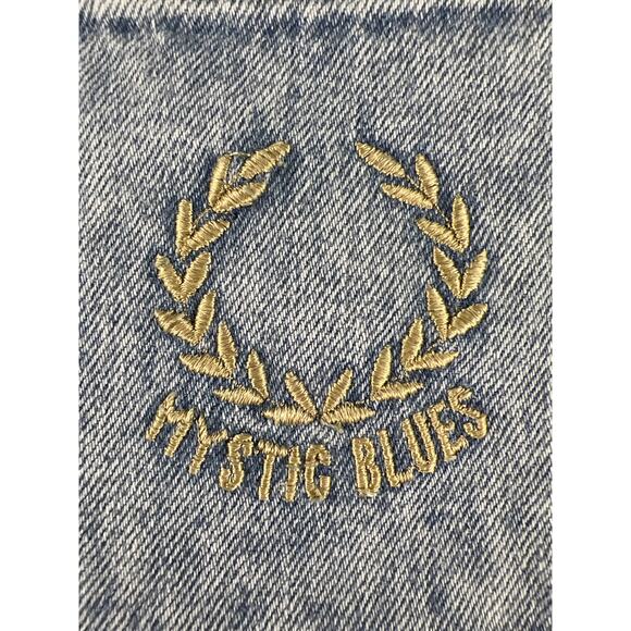 Vintage, Mystic Blues, Women's Acid Wash, Baggy Jeans from 1980s Size: 36 or 22W - Picture 10 of 11